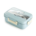 Lunch Box Food Container Bento Box Heated Lunchbox Kids Lunchbox Snack Straw Wheat Korean Sealed Student Plastic Box for Food
